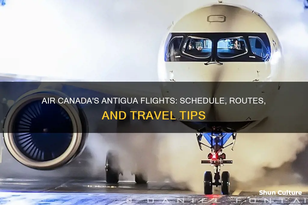 when does air canada fly to antigua
