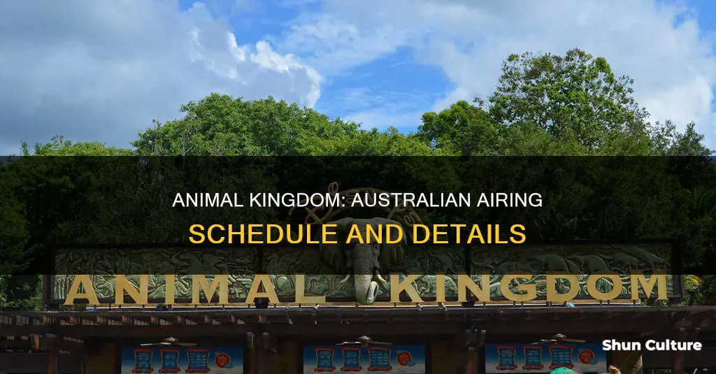 when does animal kingdom air in australia
