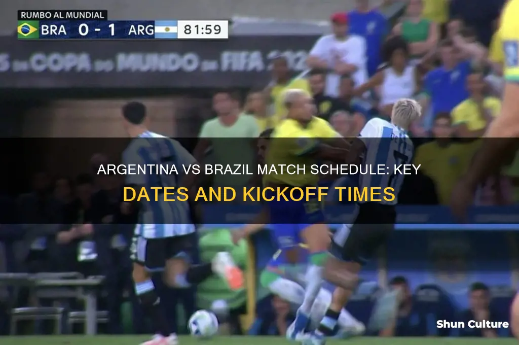 when does argentina vs brazil play