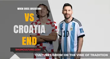 Argentina vs Croatia: When Does the Match End?
