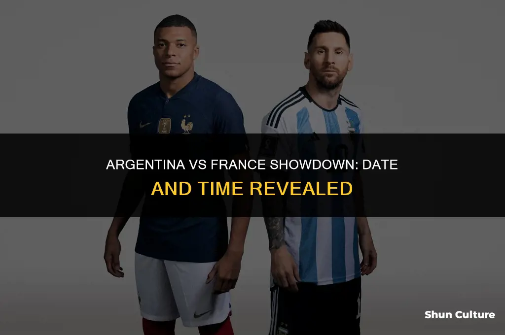 when does argentina vs france play