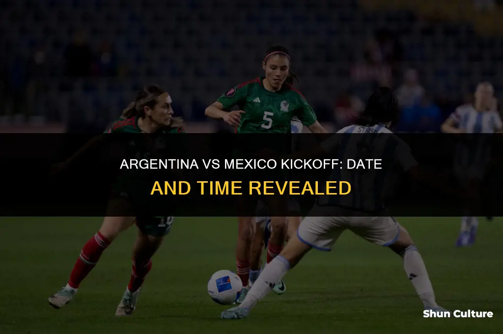 when does argentina vs mexico start