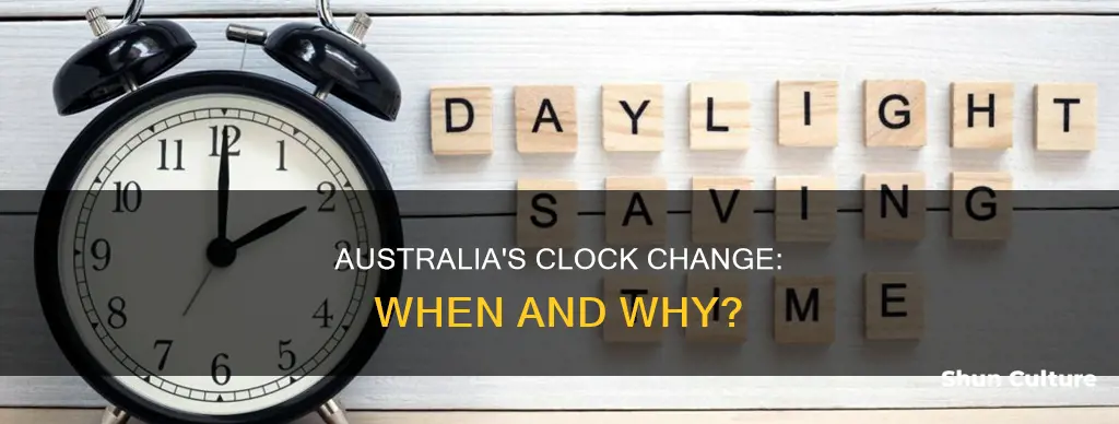 when does australia change clocks