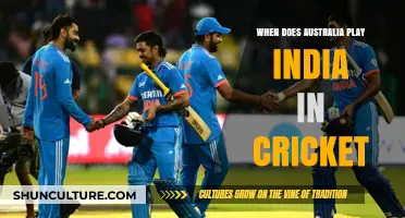 India vs Australia: Cricket Match Schedule