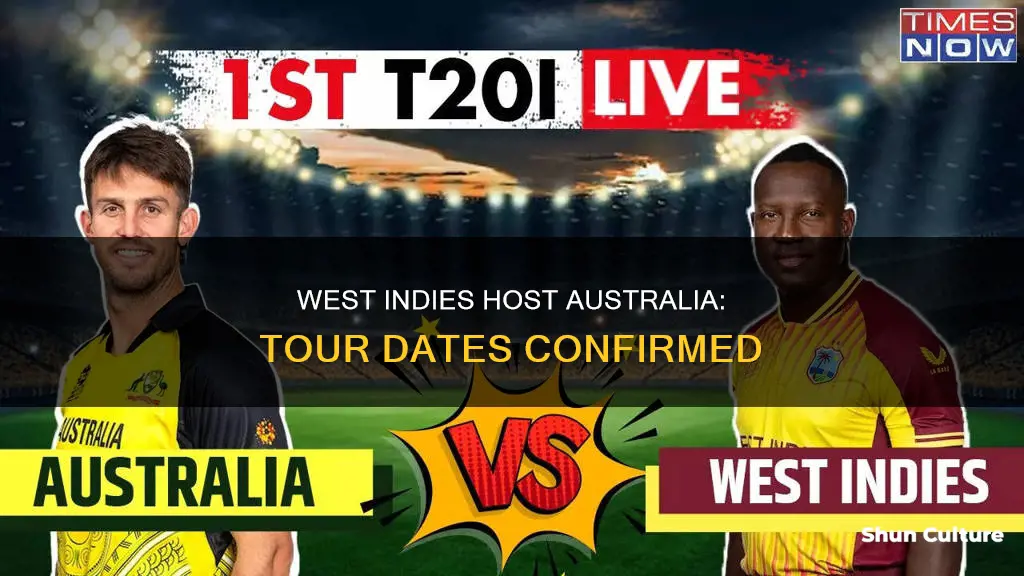 when does australia tour west indies