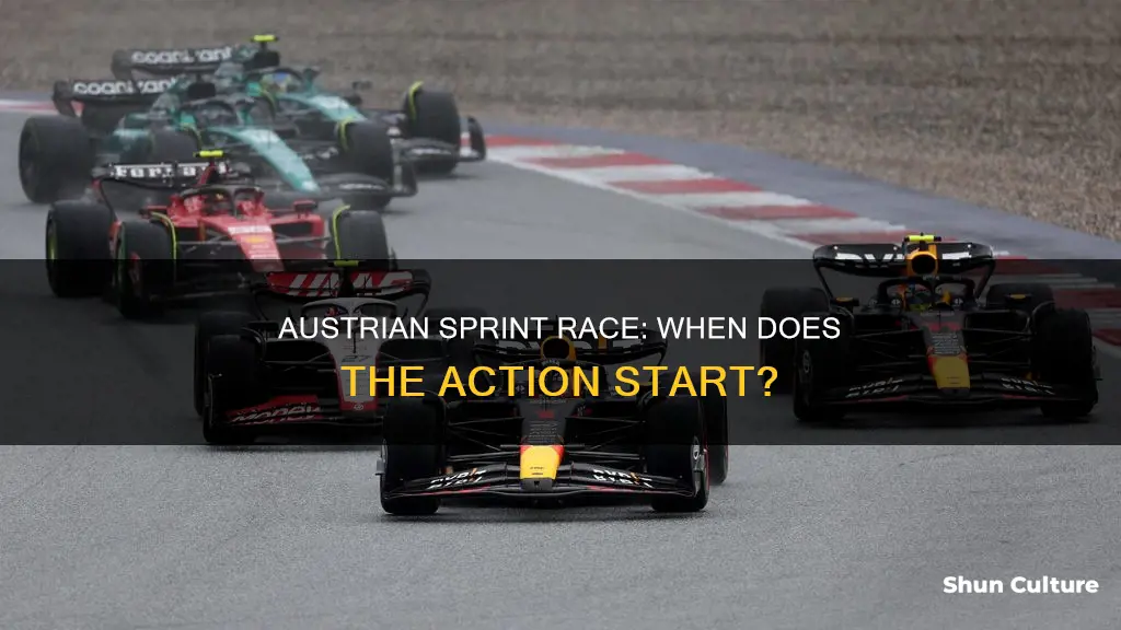 when does austria sprint race start
