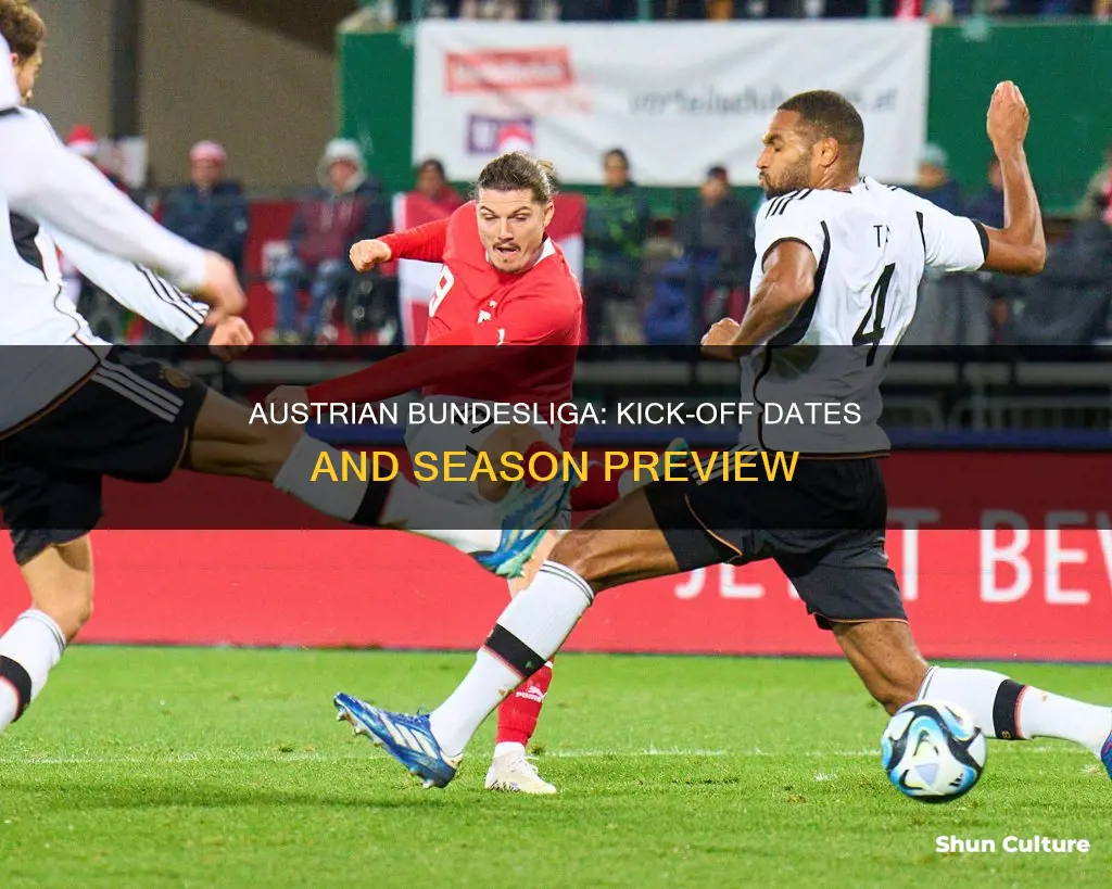 when does austrian bundesliga start
