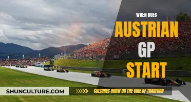 Austrian Grand Prix: Race Start Time and Schedule