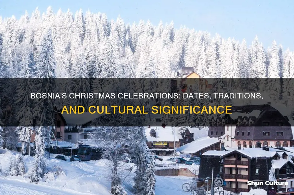 when does bosnia celebrate christmas