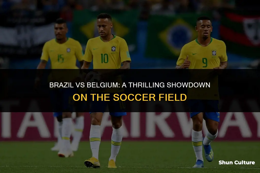 when does brazil play belgium