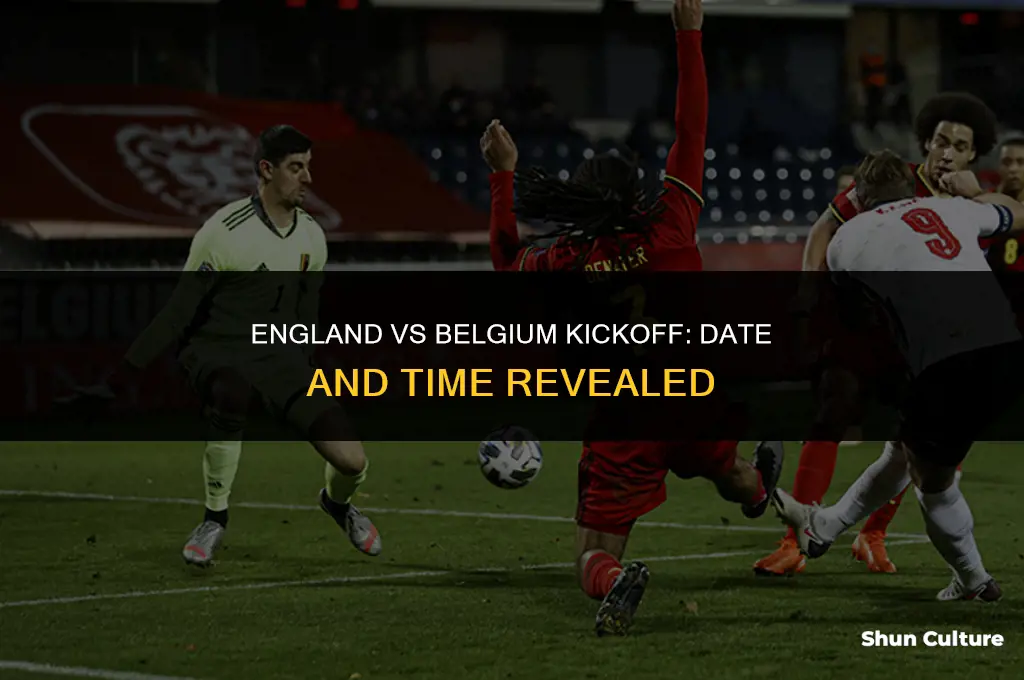 when does england vs belgium start