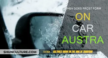 How Frost Forms on Cars in Australia
