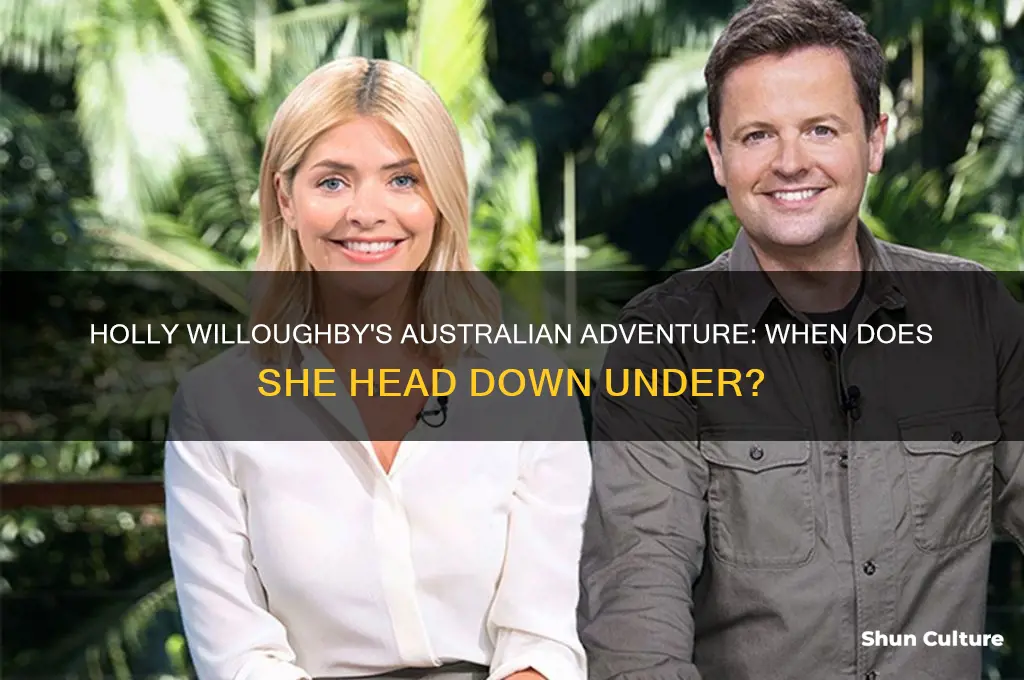 when does holly willoughby go to australia