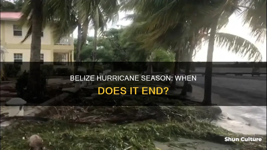 when does hurricane season end in belize