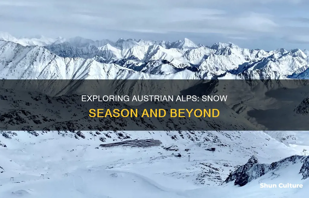 when does it snow in austrian alps