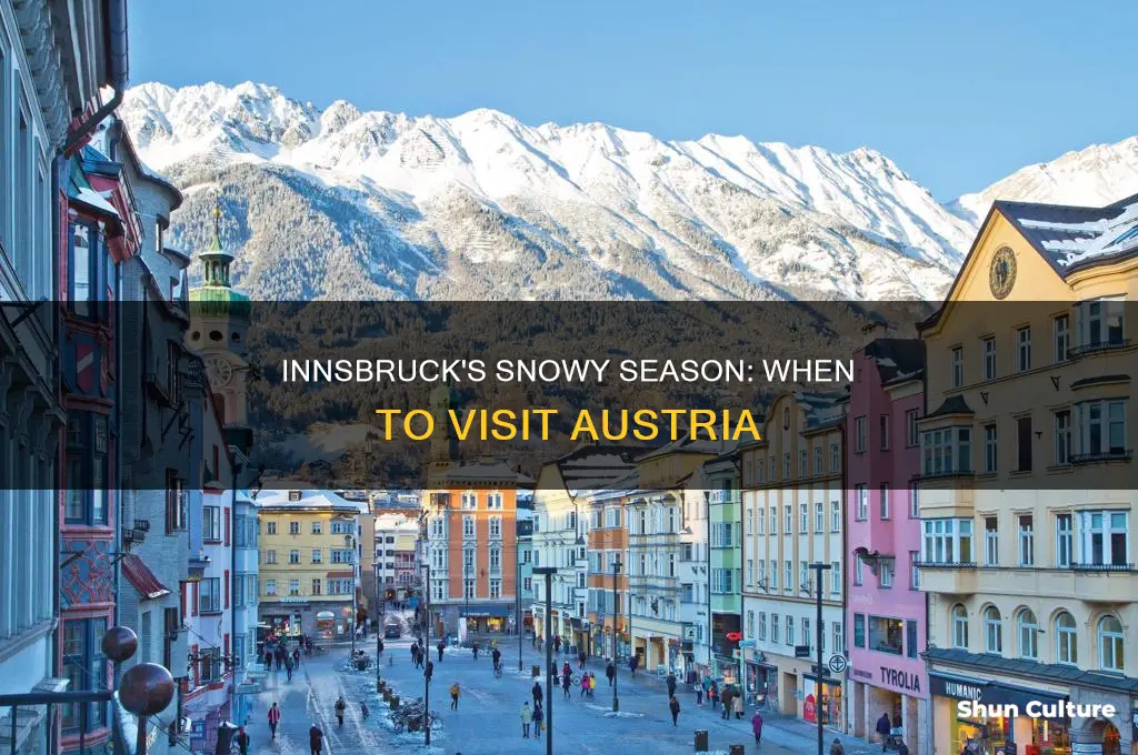 when does it snow in innsbruck austria