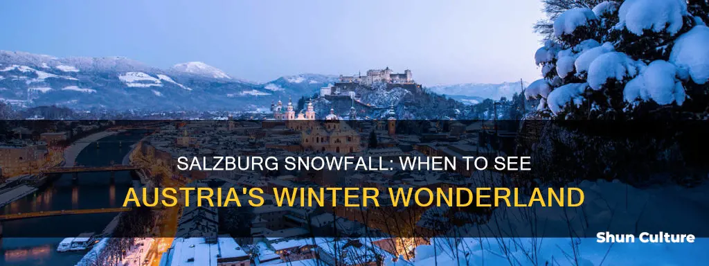 when does it snow in salzburg austria
