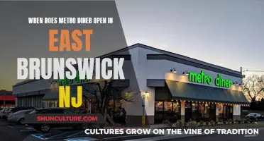 Metro Diner East Brunswick: Opening Hours