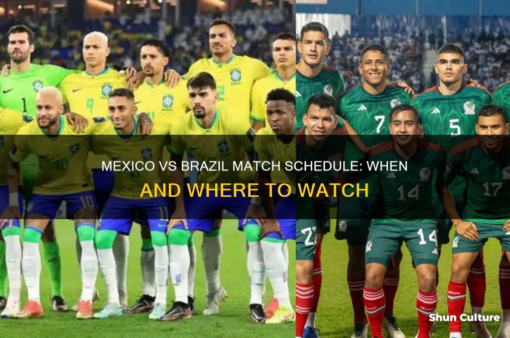 when does mexico vs brazil play