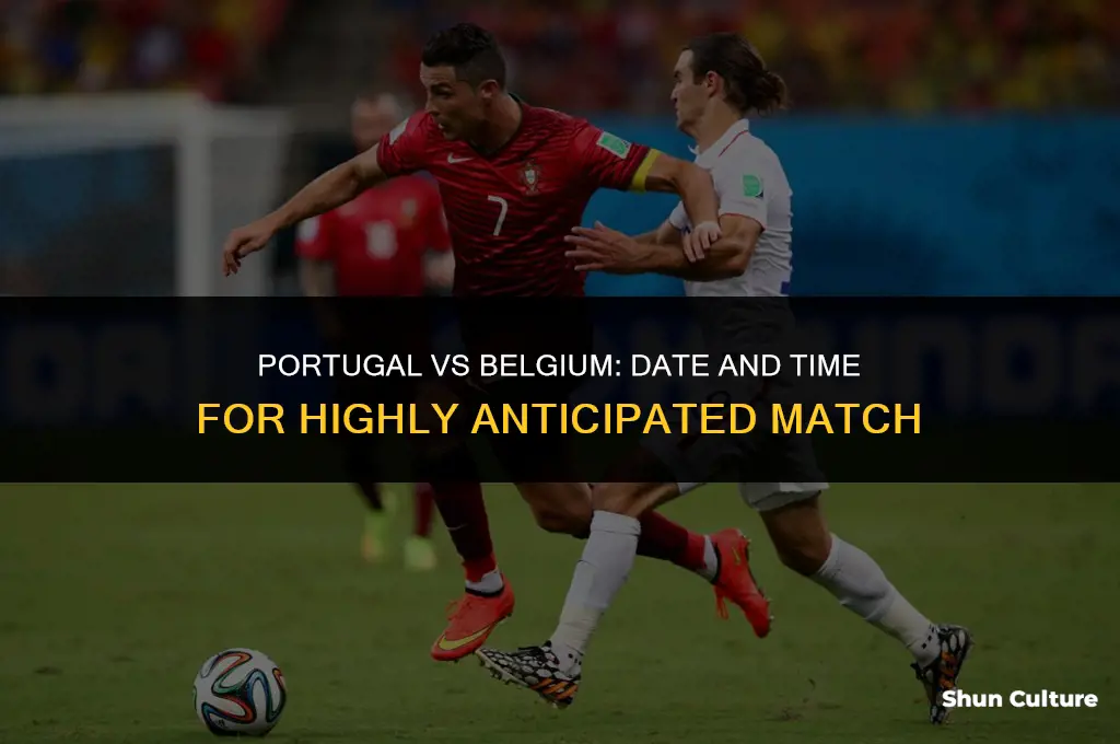 when does portugal play belgium