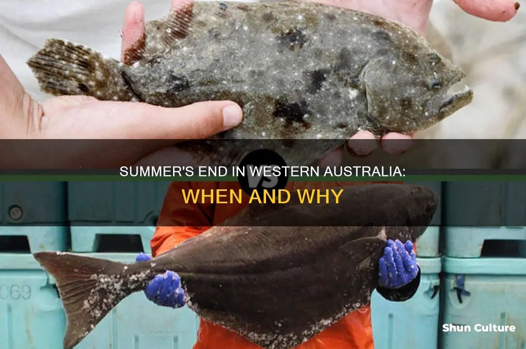 when does summer end in western australia
