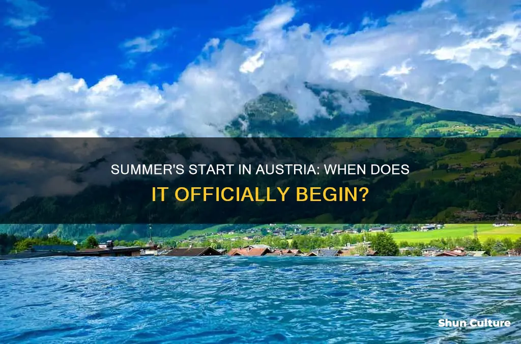when does summer start in austria
