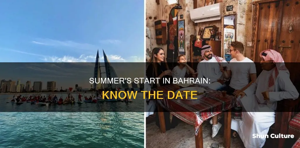 when does summer start in bahrain