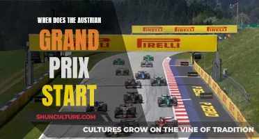 The Austrian GP: Start Time and Schedule