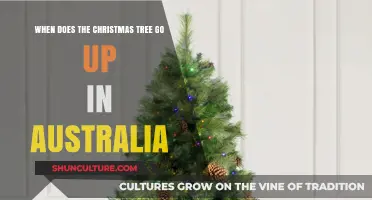 When Do Aussies Deck the Halls with Christmas Trees?