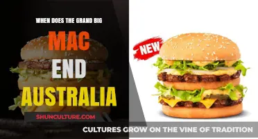 Big Mac's Return: Australia's Grand Mac End Date