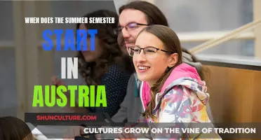 A Summer Semester Start: Austria's Academic Calendar