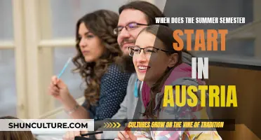 Summer Semester in Austria: When Does It Begin?