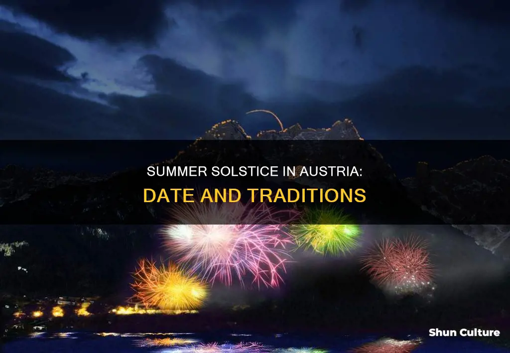 when does the summer solstice occur in austria