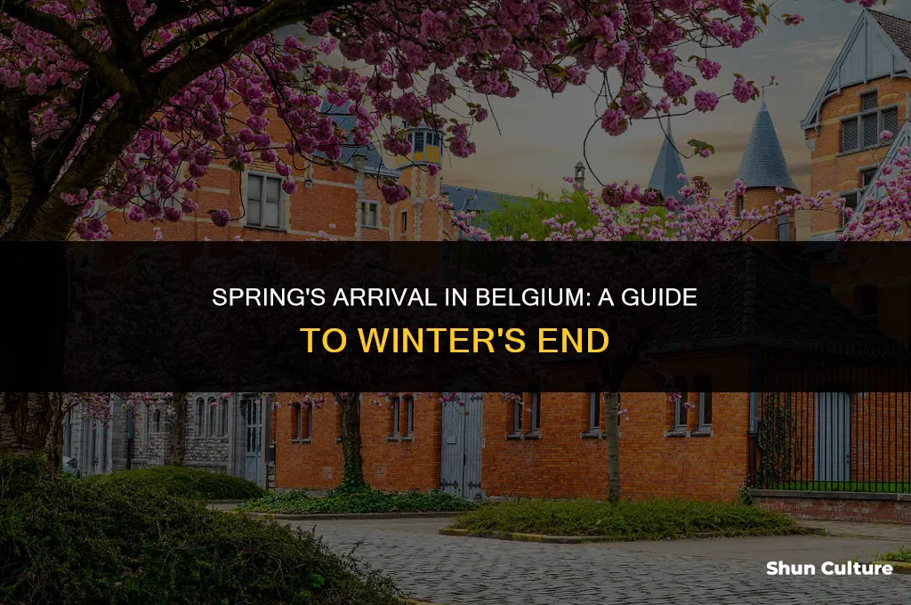 when does winter end in belgium