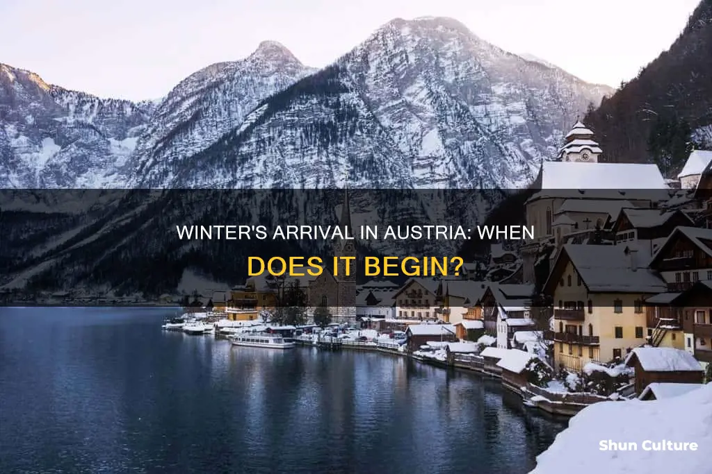 when does winter start in austria