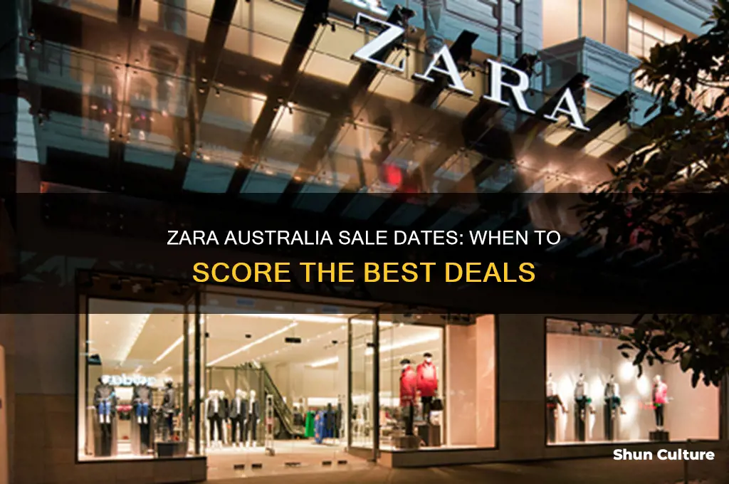 when does zara go on sale in australia