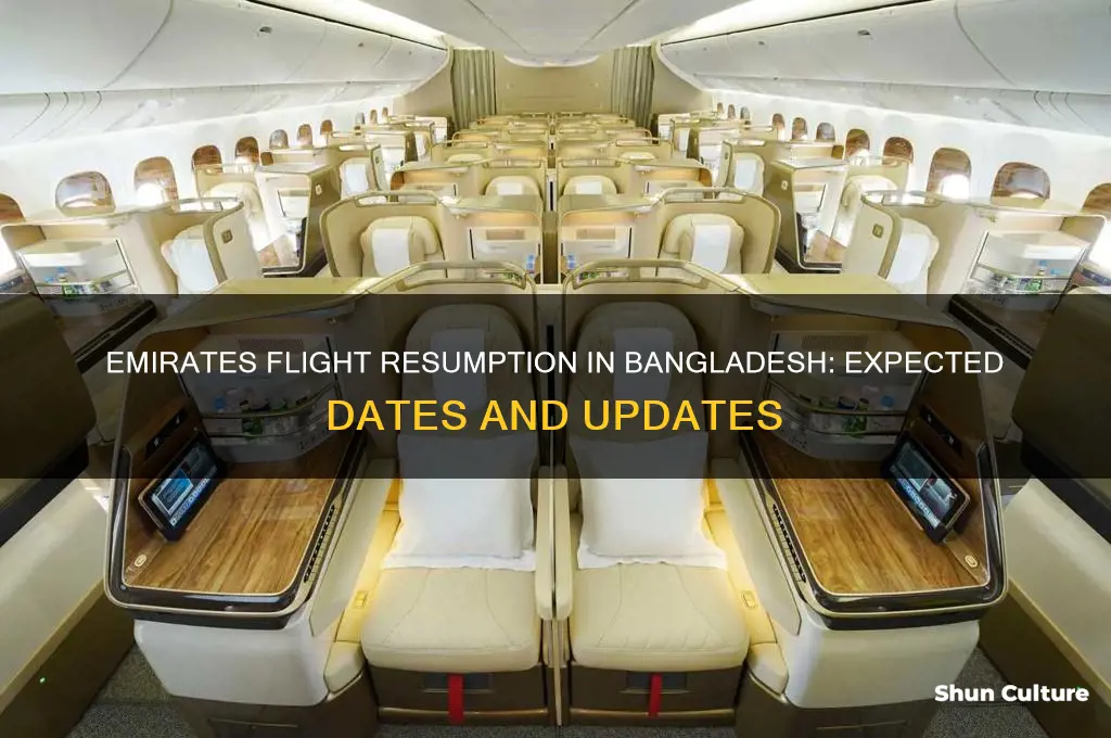 when emirates flight will open in bangladesh