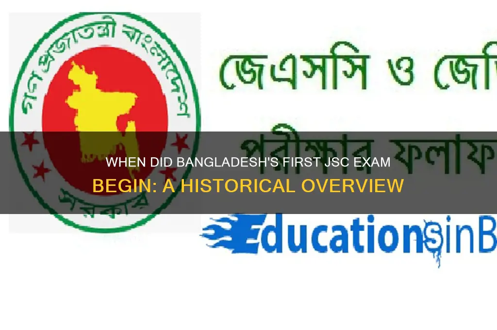 when first jsc exam start in bangladesh