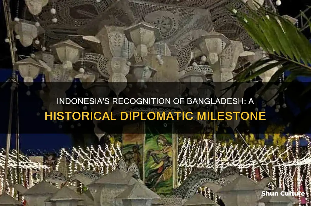when indonesia recognized bangladesh