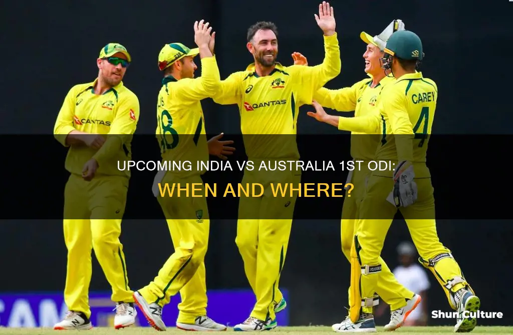 when is 1st odi of india vs australia
