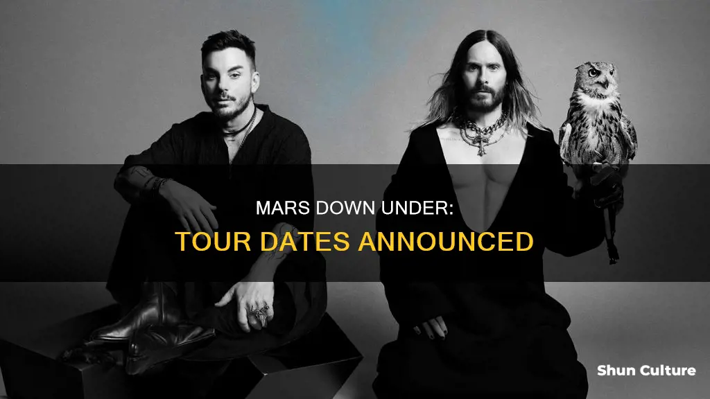 when is 30 seconds to mars coming to australia