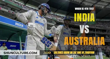 India vs Australia: 4th Test Date and Time