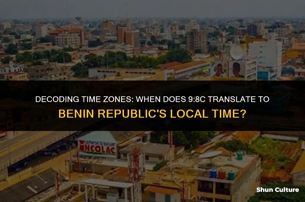 when is 9 8c in local time benin republic
