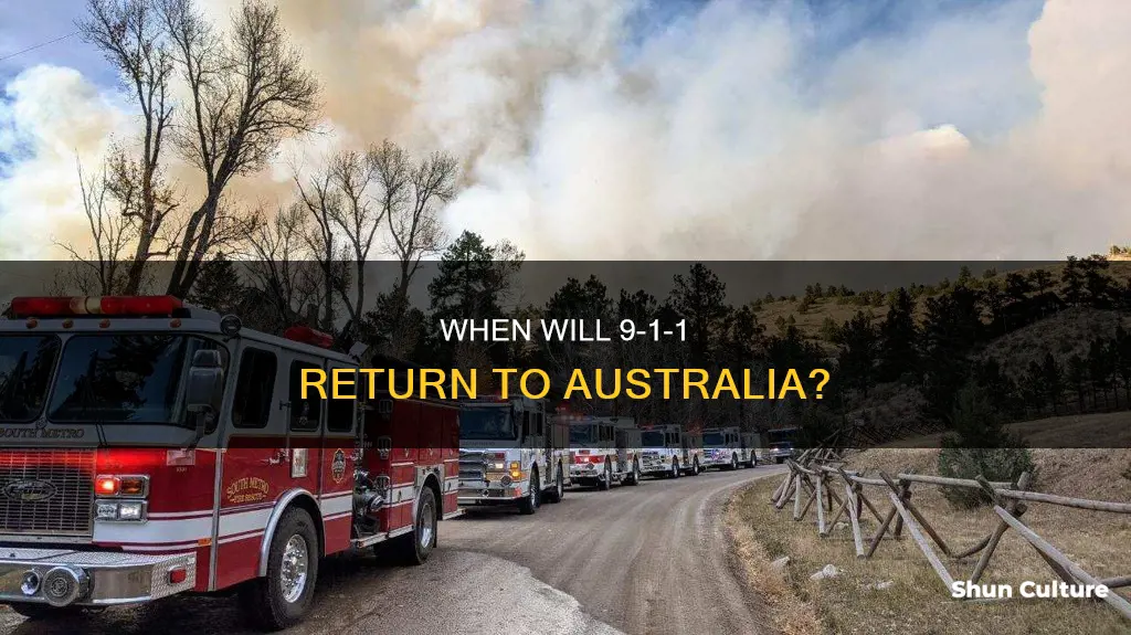 when is 911 coming back to australia