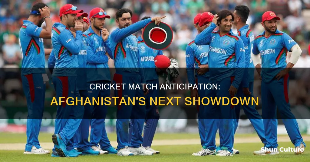 when is afghanistan cricket match