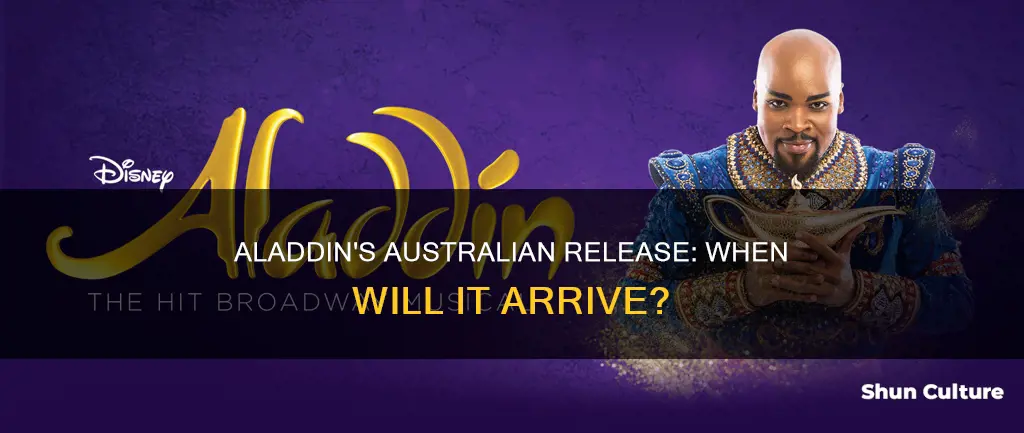 when is aladdin coming out in australia
