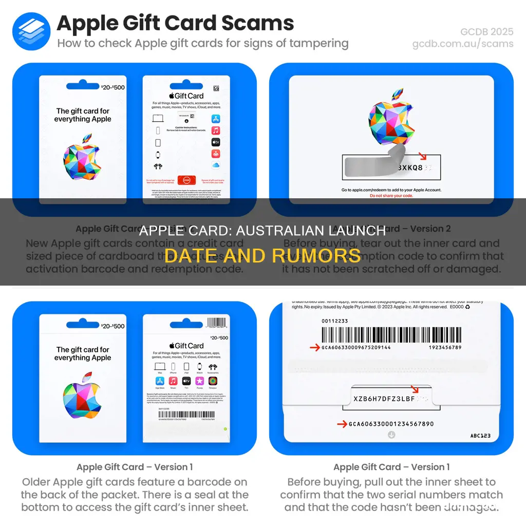 when is apple card coming to australia