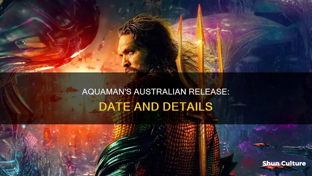 when is aquaman coming out in australia
