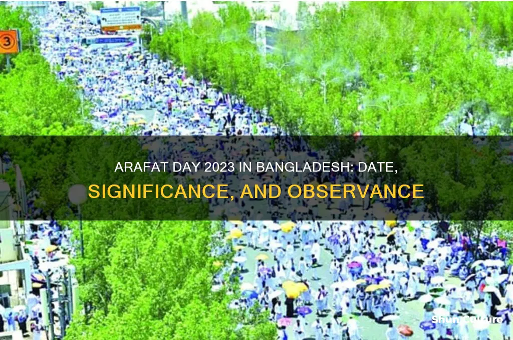 when is arafat day in bangladesh
