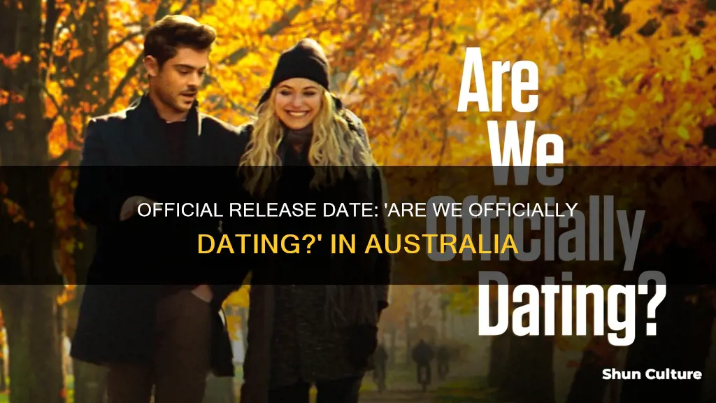 when is are we officially dating coming out in australia